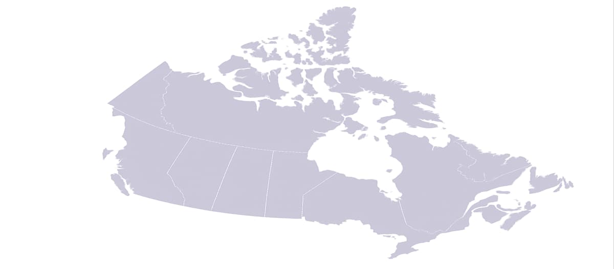 canada map