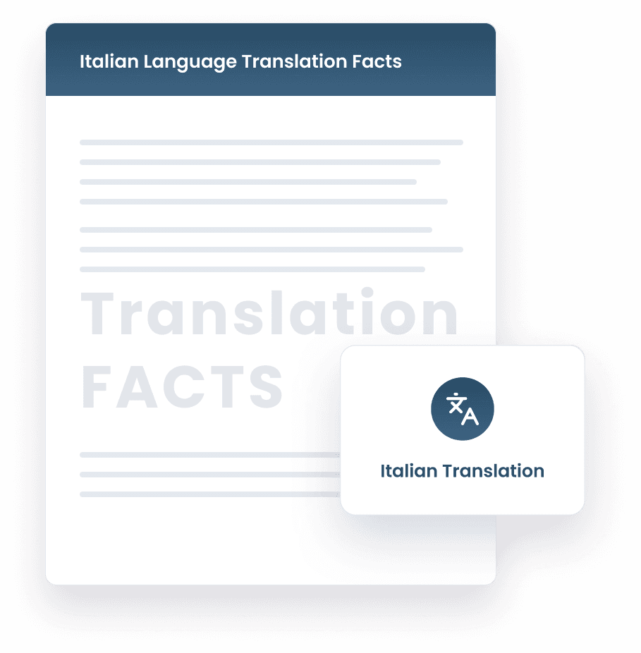 Italian Language Translation Facts