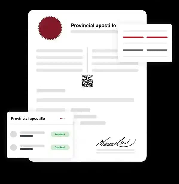 List of Apostille Documents in Canada